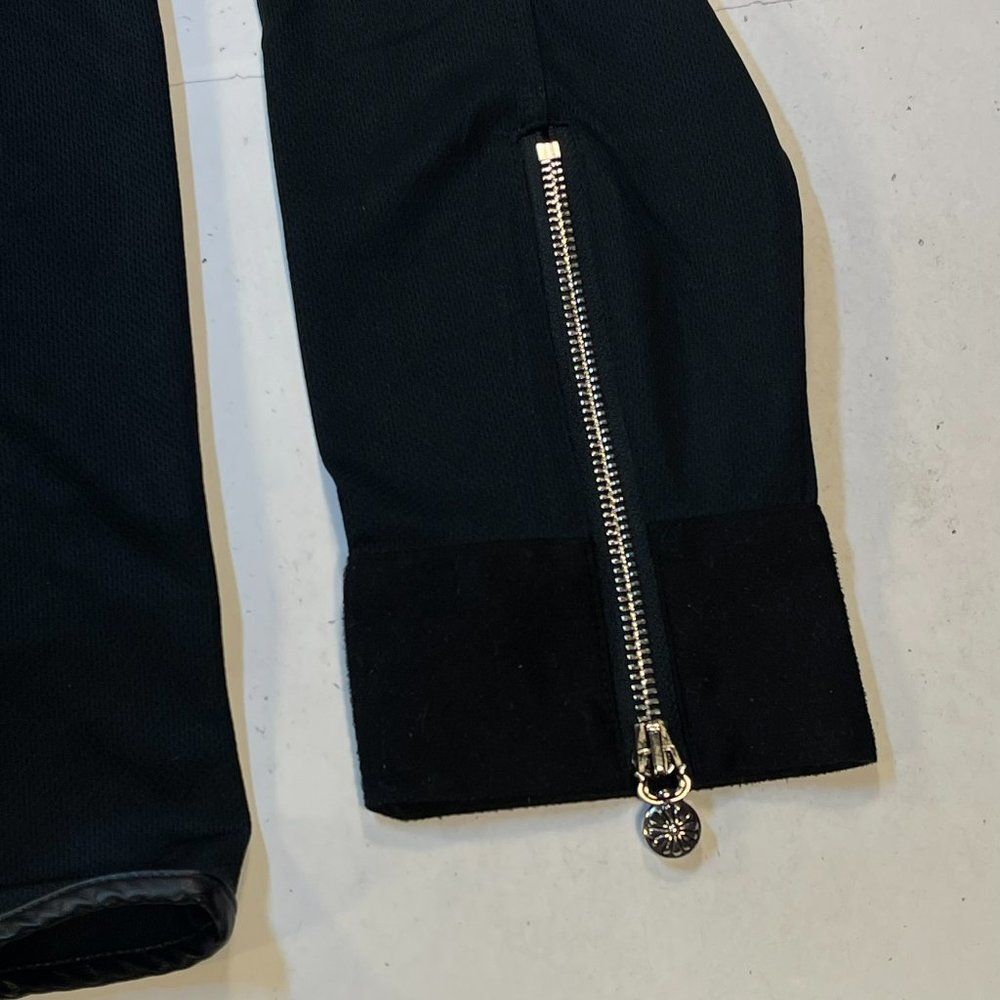 Unbranded BLACK HORSESHOE LOGO ZIP UP TRACK JACKET Sz Mens XL - Picture 6 of 16